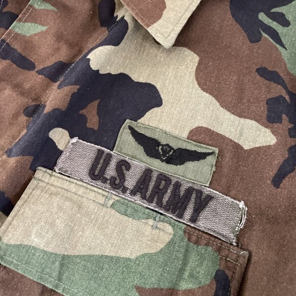 US Army Military Woodland Camo Jacket & Pants - Small Regular (V8) D - Picture 2 of 10